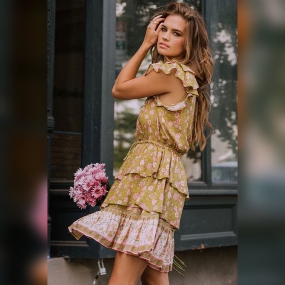 Spell & the Gypsy Dahlia Ra Ra mini dress - Picture 3 of 7